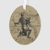 水族座ヘベリアス1690版木、銅版、版画 オーナメント (正面)