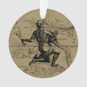 水族座ヘベリアス1690版木、銅版、版画 オーナメント (正面)