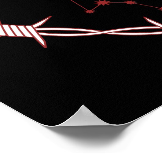 水族星座ゴシック様式の暗黒天術 ポスター (角)