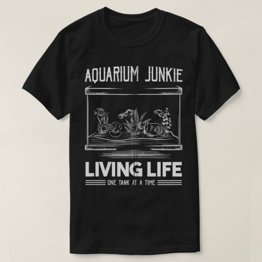 水族館じゅんきえリビングライフFisの1タンク Tシャツ (デザイン正面)