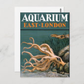 水族館たこヴィンテージのポスター復元 ポストカード (正面/裏面)