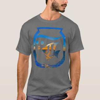 水族館での魚の二重露出 Tシャツ