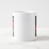 水族館と市営公園の宣伝ポスター ジャンボコーヒーマグカップ (正面)