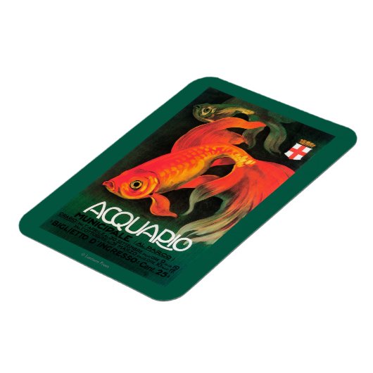 水族館と市立公園宣伝ポスター マグネット (左側)