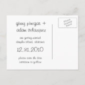 水族館の日付の保存 案内ポストカード (裏面)