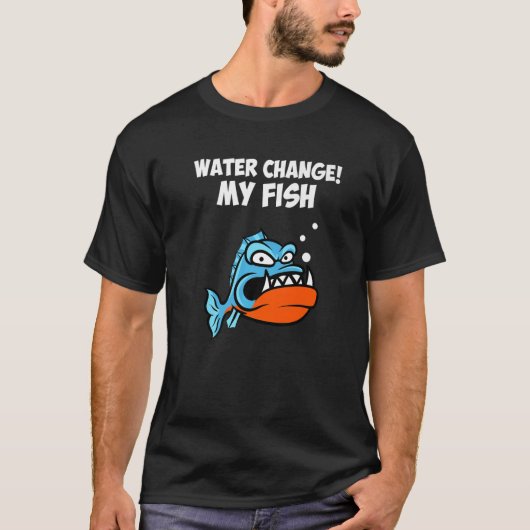 水族館の水変化 Tシャツ (正面)