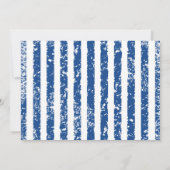 水族館の誕生日パーティーの招待状 サンキューカード (裏面)