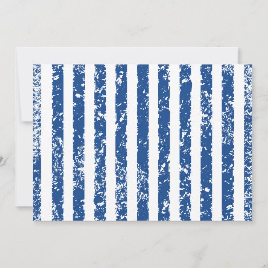 水族館の誕生日パーティーの招待状 サンキューカード (裏面)