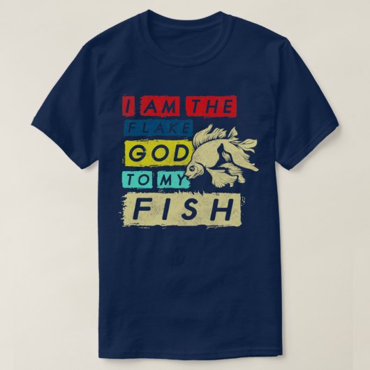 水族館の魚の友人 Tシャツ (デザイン正面)