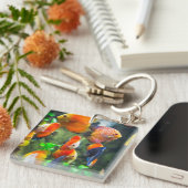 水族館をテーマにした水槽 キーホルダー (正面右)