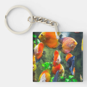 水族館をテーマにした水槽 キーホルダー