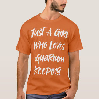 水族館を愛する女保の子1 Tシャツ