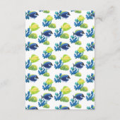 水族館カラフルのエンクロージャカード エンクロージャーカード (裏面)