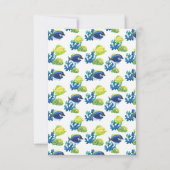 水族館カラフルの食の選択肢 出欠カード (裏面)