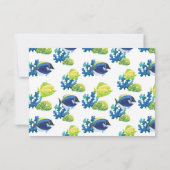 水族館カラフル応答カード 出欠カード (裏面)