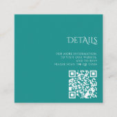 水族館カラフルQRコード エンクロージャーカード (正面)