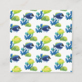 水族館カラフルQRコード エンクロージャーカード (裏面)