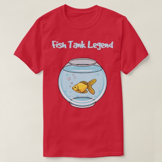 水族館キーパーの水槽の伝説 Tシャツ (デザイン正面)