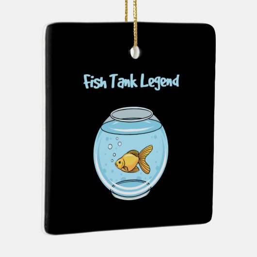 水族館キーパー – 魚タンク伝説 セラミックオーナメント (右)