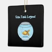 水族館キーパー – 魚タンク伝説 セラミックオーナメント (左)