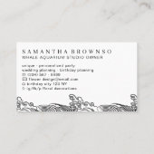 水族館クジラ 名刺 (裏面)