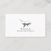 水族館クジラ 名刺 (正面)