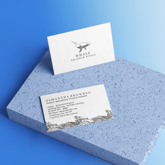 水族館クジラ 名刺