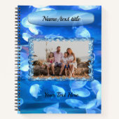 水族館クラゲ撮影コラージュ0925 ノートブック (正面)