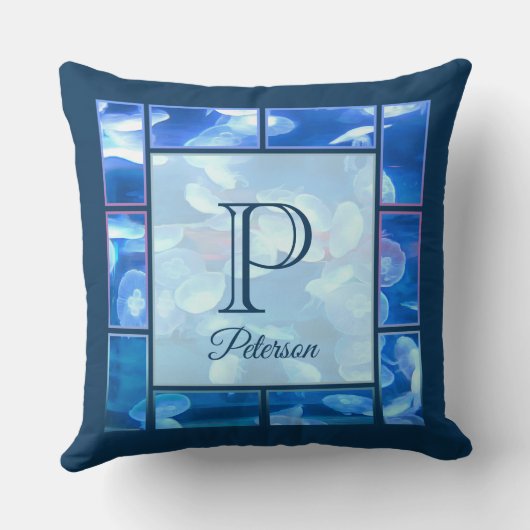 水族館クラゲ0925 クッション (裏面)