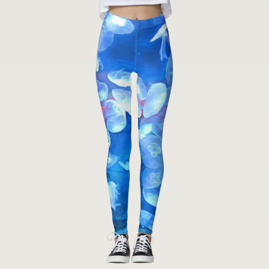 水族館クラゲ0925 レギンス (正面)