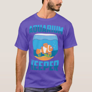 水族館フィッシュキーパーフィッシュ4 Tシャツ