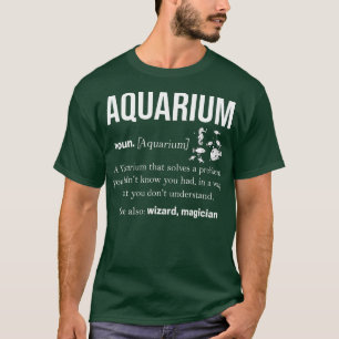 水族館フィッシュキーピングアクエースキャピング水中競技3 Tシャツ