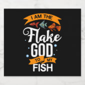 水族館フィッシュタンクギフト海水浴アクースキャピング スパークリングワインラベル (シングルラベル)