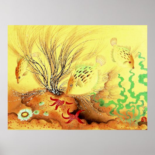 水族館フグ大野幕府1941 ポスター (正面)