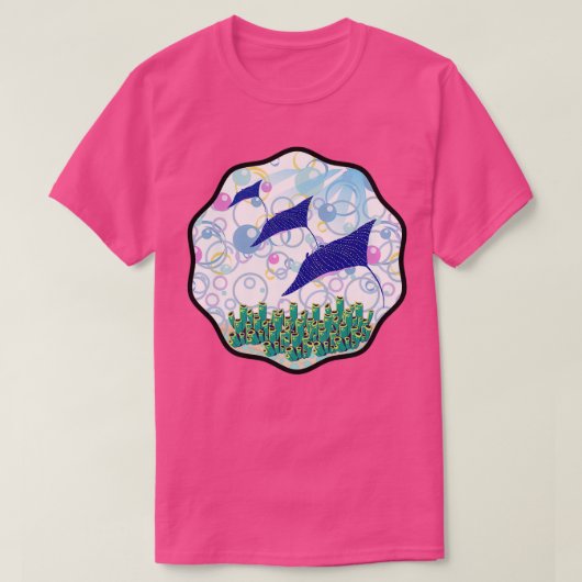 水族館プリズム Tシャツ (デザイン正面)