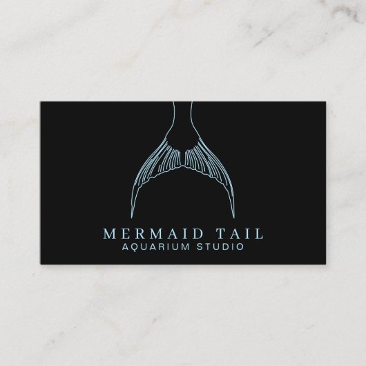 水族館マーメイドテール 名刺 (正面)