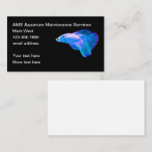 水族館保守サービスの名刺 名刺 (正面/裏面)