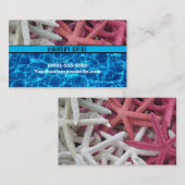 水族館整備業証 名刺 (正面/裏面)