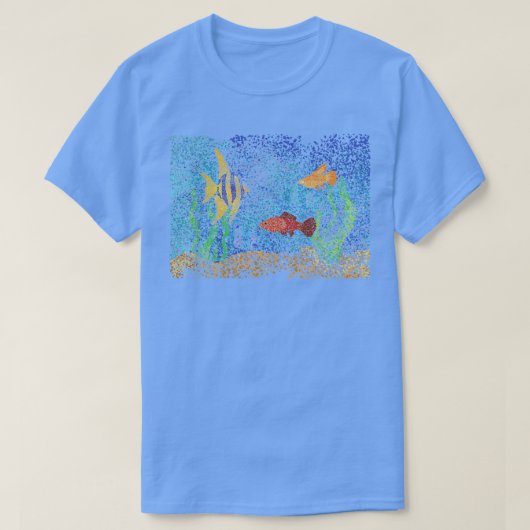 水族館水族館魚飼育業者 Tシャツ (デザイン正面)
