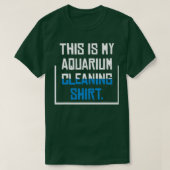 水族館清掃シャツIこれは私の水族館クレア Tシャツ (デザイン正面)