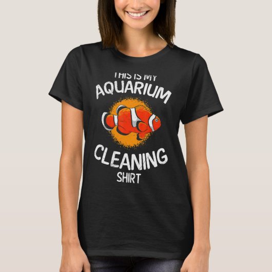 水族館清掃助手 Tシャツ (正面)