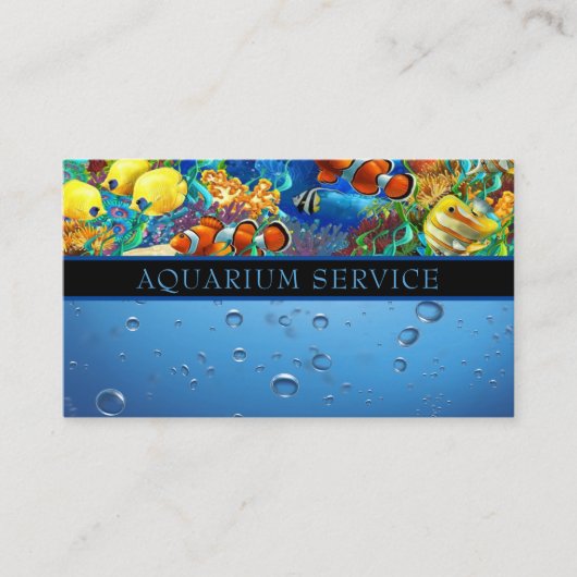 水族館清掃整備事業用車 名刺 (正面)
