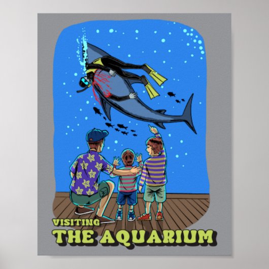 水族館訪問 ポスター (正面)