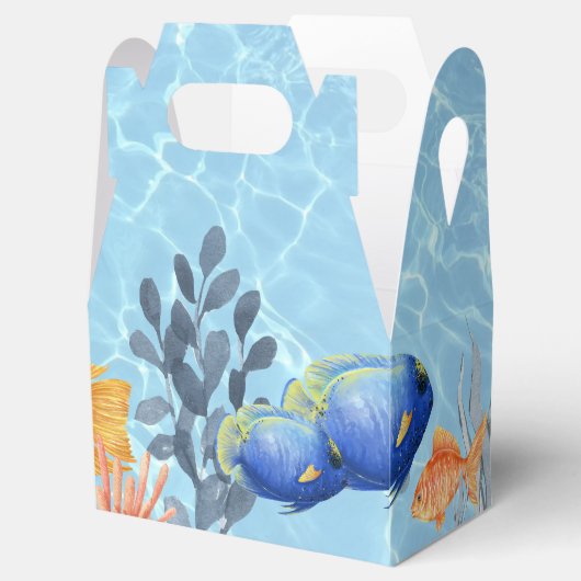 水族館魚とサンゴ水中テーマ フェイバーボックス (オープン)