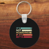 水族館魚の中毒betta魚と戦う魚 キーホルダー (正面)