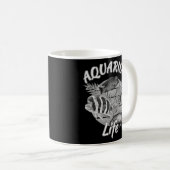 水族館魚の生活前野土佐チクリッドさくらんぼエビ コーヒーマグカップ (正面右)