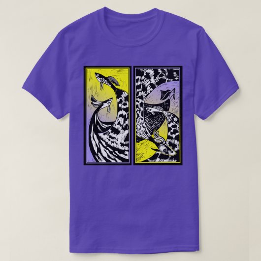 水族館魚6 Tシャツ (デザイン正面)