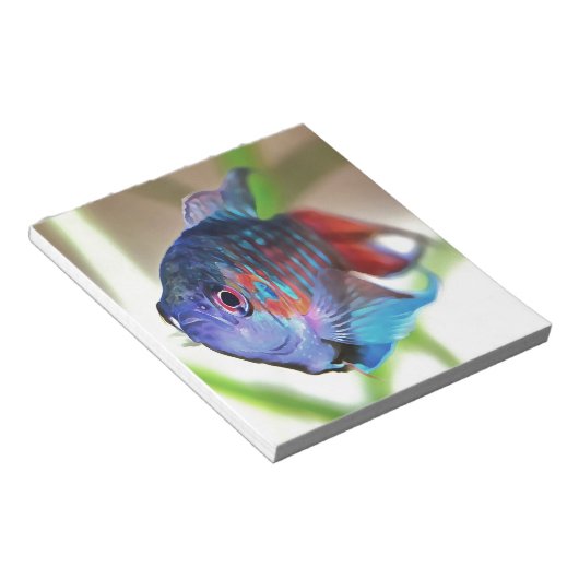 水族館魚 ノートパッド (アングル)