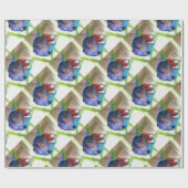 水族館魚 ラッピングペーパー (フラット)