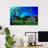 水族館3D ポスター (ホームオフィス)